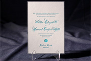 the walsh wedding invitation is part of Smock's letterpress & foil collection. free shipping, free c